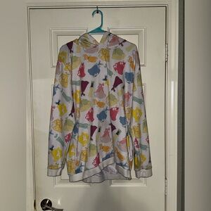 Cakeworthy Disney Princess Paperdoll Dress Cutouts Hoodie